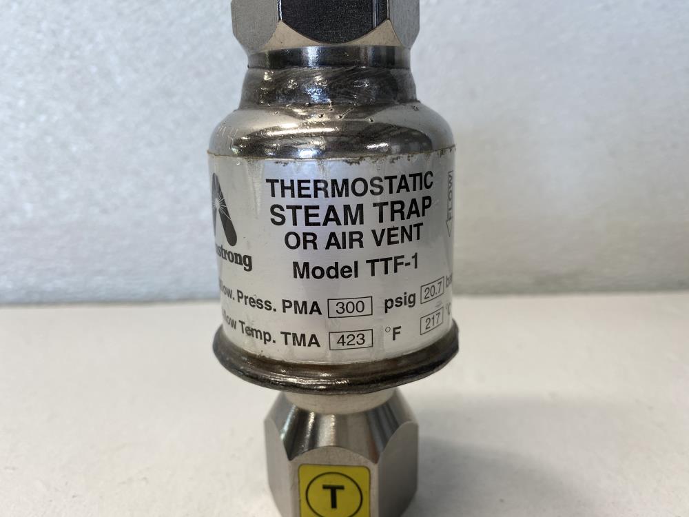Armstrong TTF-1 Thermostatic Steam Trap or Air Vent, 1/2" NPT, 300 PSIG